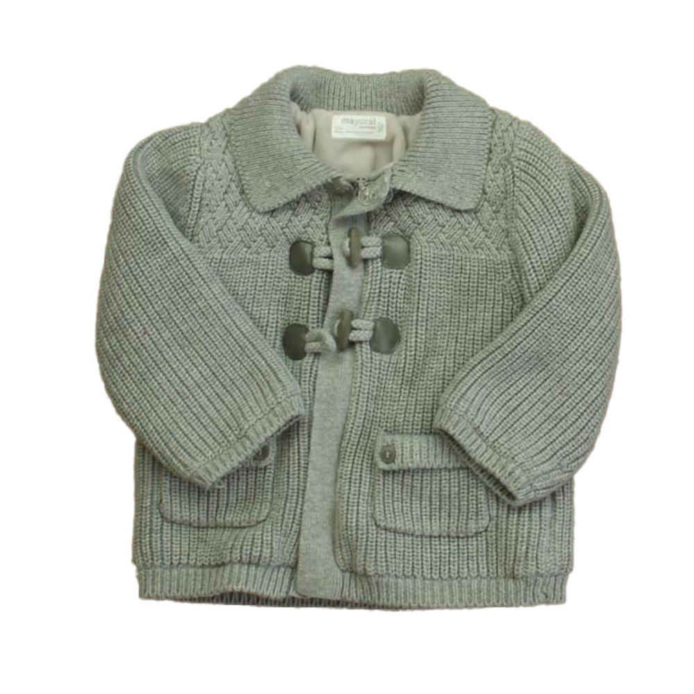 Mayoral Boys Gray Cardigan size: 12 Months